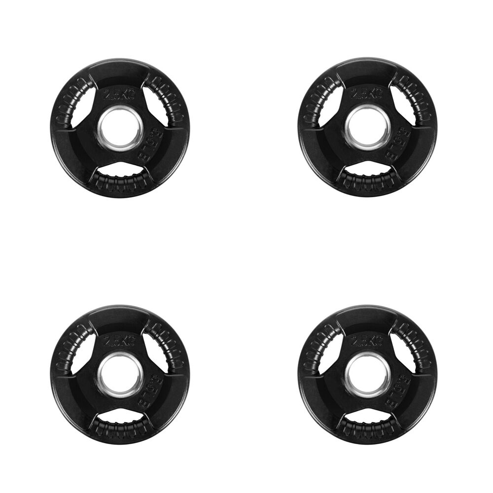 Hacienda Standard Rubber Ezy Grip Disc Weight Plate 2.5kg Each 4 Pack 30mm