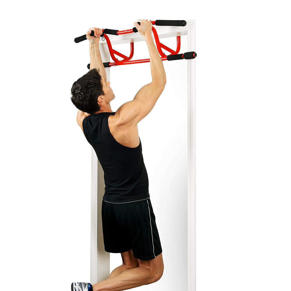 Gofit 291x914mm Elevated Chin Up Station Pull Door Mount Workout Exercise Bar — image 2