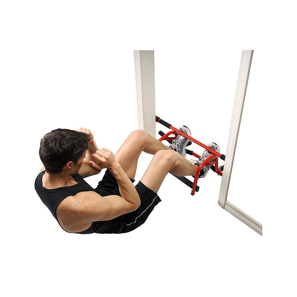 Gofit 291x914mm Elevated Chin Up Station Pull Door Mount Workout Exercise Bar — image 3