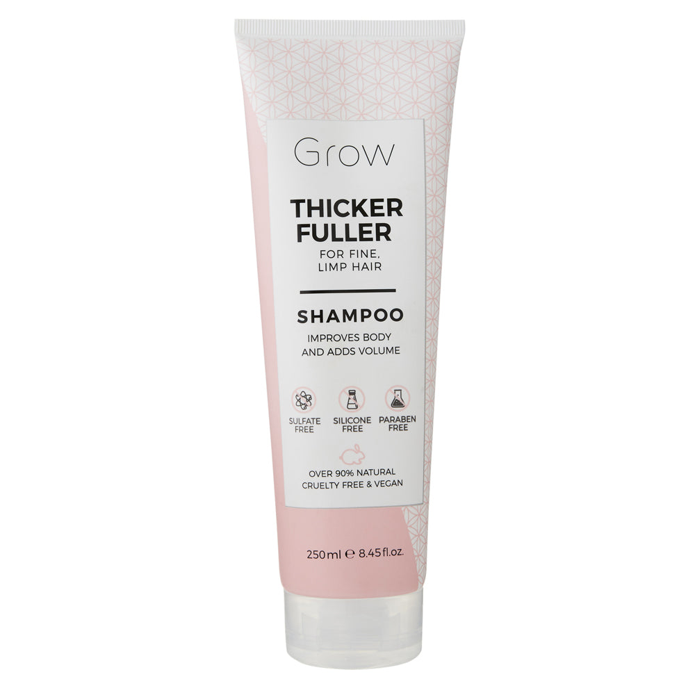 Grow Thicker Fuller 250ml Volume Shampoo Hair/Scalp Care For Fine/Limp Strand (2 Pack) — image 2
