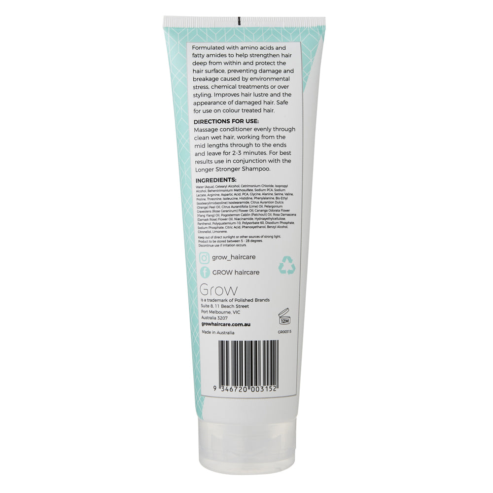 Grow Longer Stronger 250ml Conditioner Hair/Scalp Care For Mid to Long Strand (2 Pack) — image 3