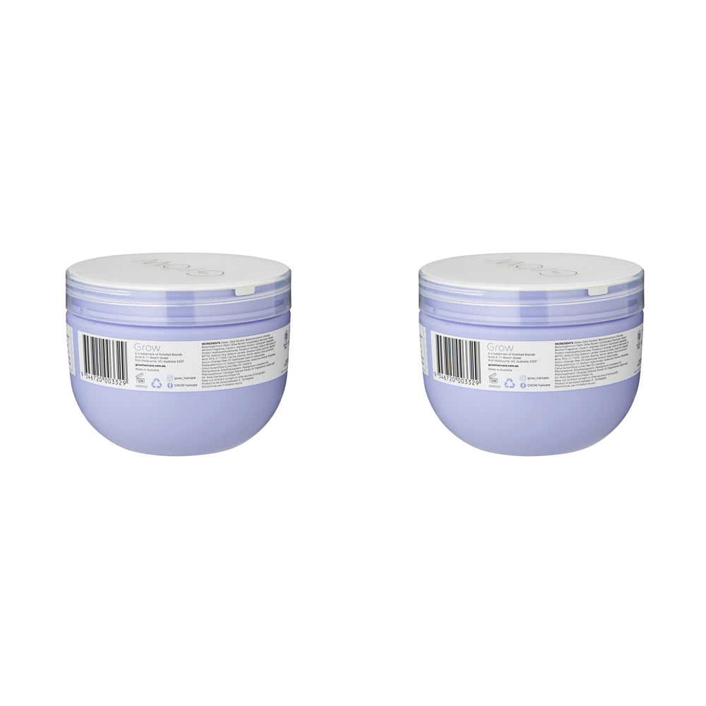 Grow Brighter Blonder 250ml Miracle Hair Mask Care For Blonde or Highlighted (2 Pack)