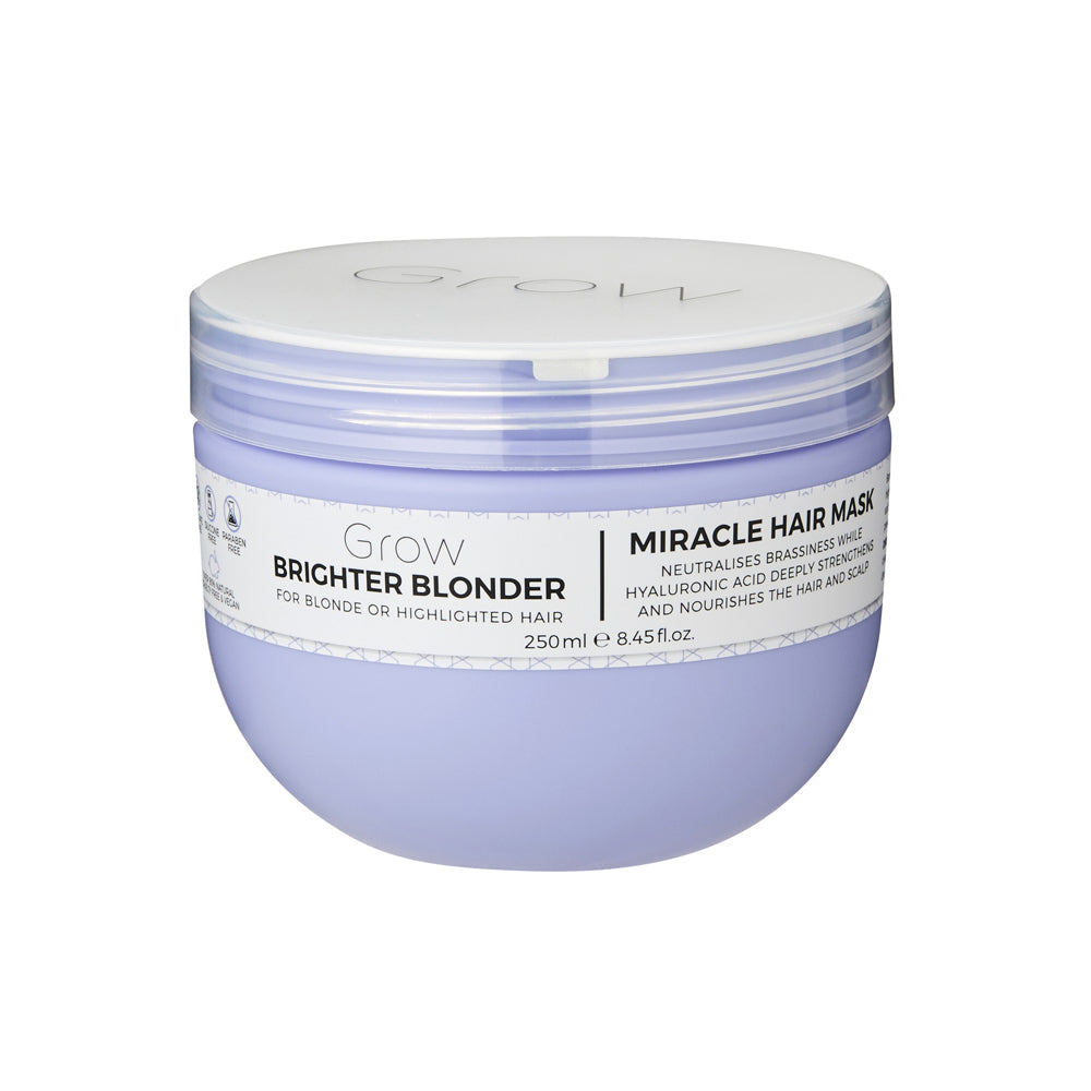 Grow Brighter Blonder 250ml Miracle Hair Mask Care For Blonde or Highlighted — image 3