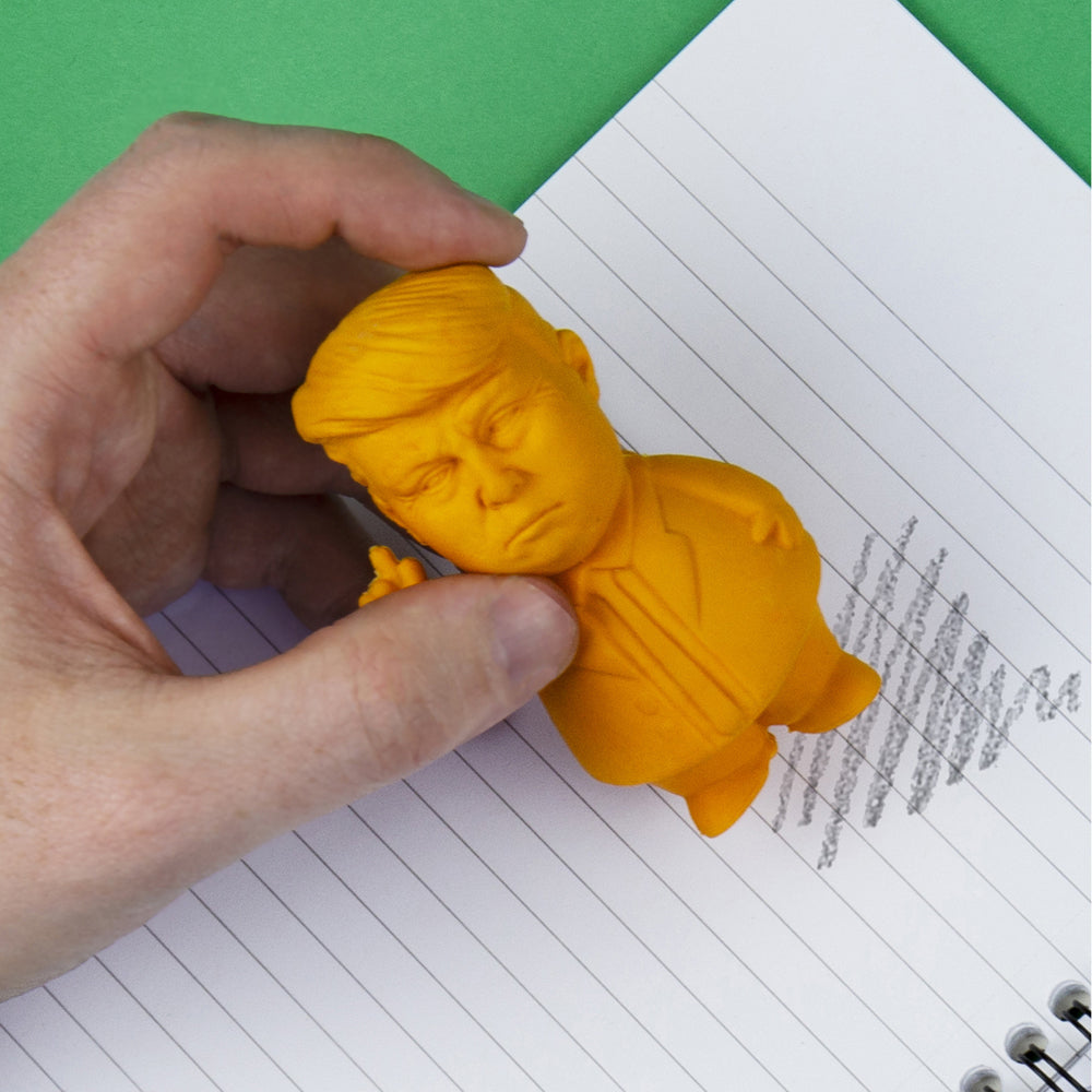 Gift Republic Presidential Eraser School Stationery Drawing Accessory Orange — image 3