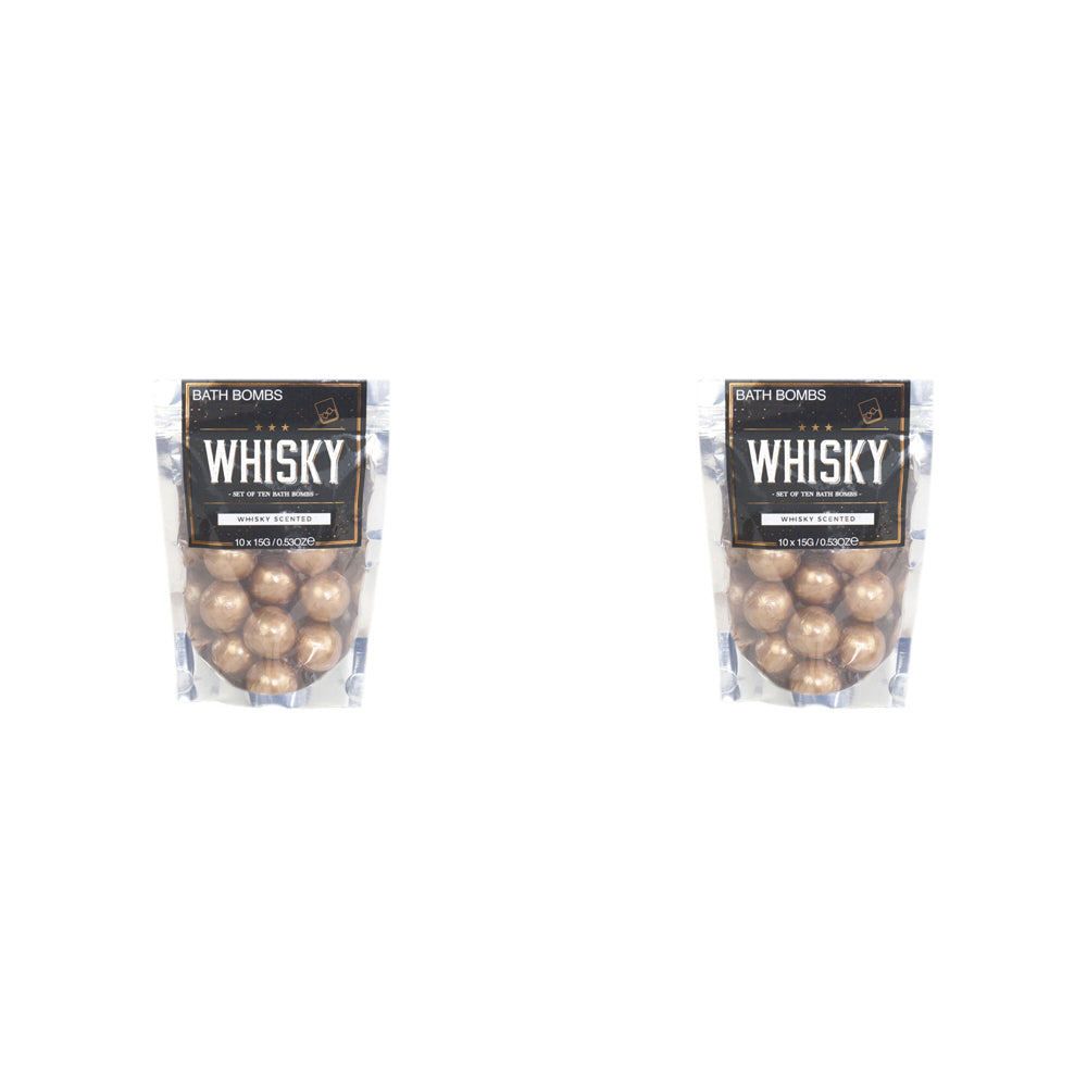 Gift Republic 15g Whiskey Bath Bombs Mini Scented Fizzies Body Fragrance (20 Pieces)