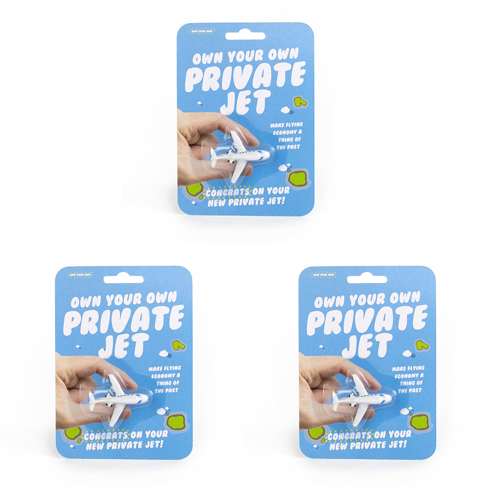 Gift Republic Own Your Own Private Jet Kids/Children Figure/Figurine Toy (3 Pack)
