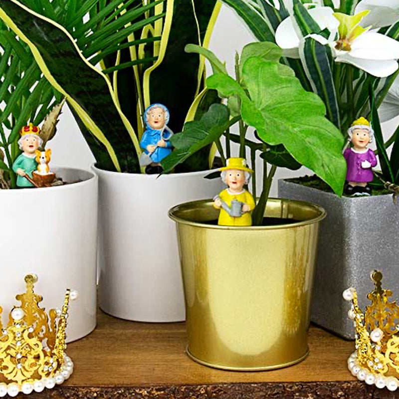 Gift Republic Royal Queen Elizabeth Plant Markers Garden Decor 4.5cm Set (4 Pieces) — image 3