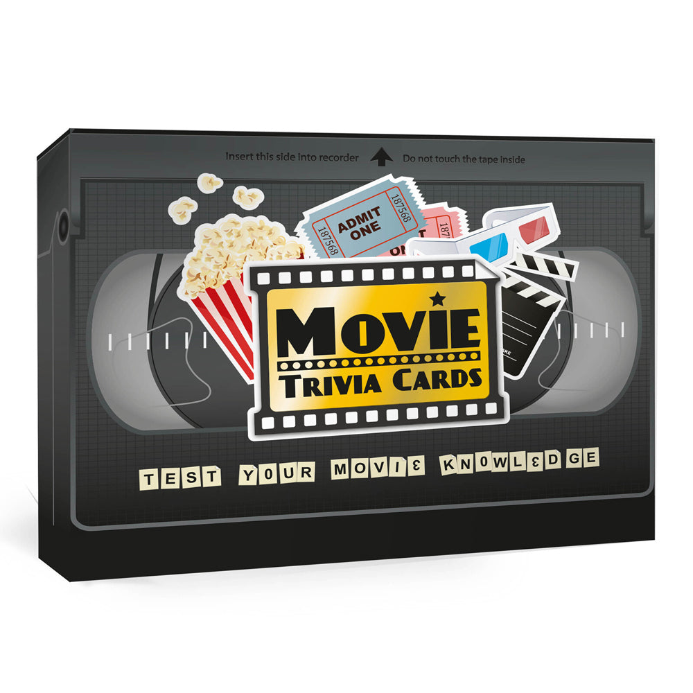 Gift Republic Movie Trivia Cards Party Game Set Cinema Knowledge Question Deck