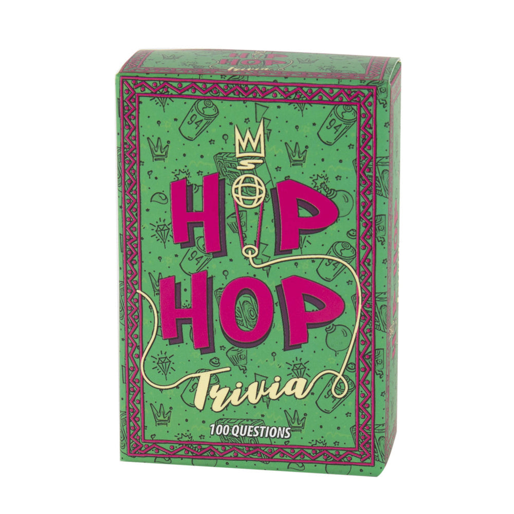 Gift Republic Hip Hop Trivia Question Cards Knowledge Quiz Party Game Deck (100 Pieces)