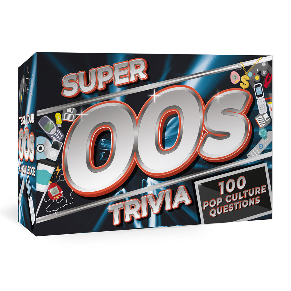 Gift Republic Super 00S Trivia Question Quiz Party Game Cards Set Deck (100 Pieces)