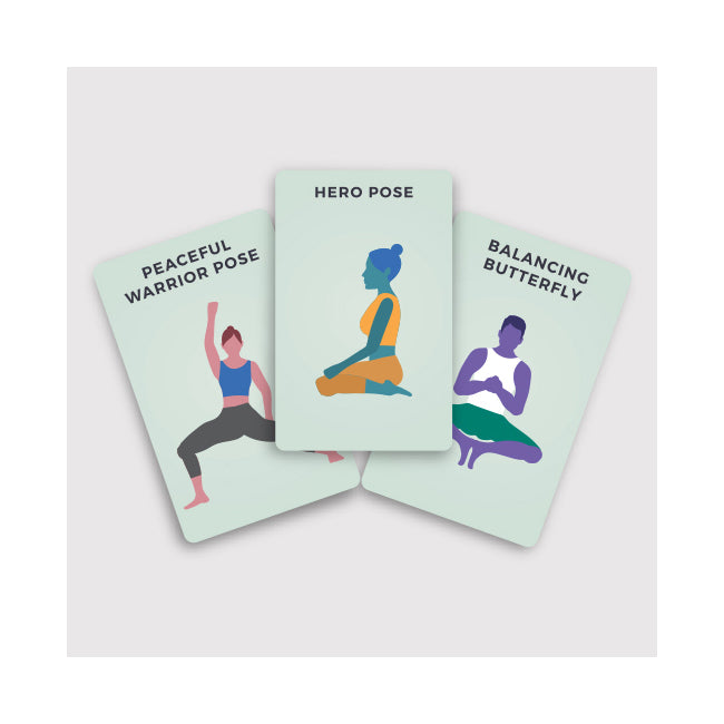 Gift Republic Yoga Poses Position Cards Exercises/Sequences/Stretches Deck (100 Pieces) — image 2
