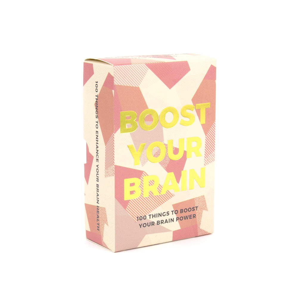 Gift Republic Boost Your Brain Cards Question Challenge Party Game Deck (100 Pieces)