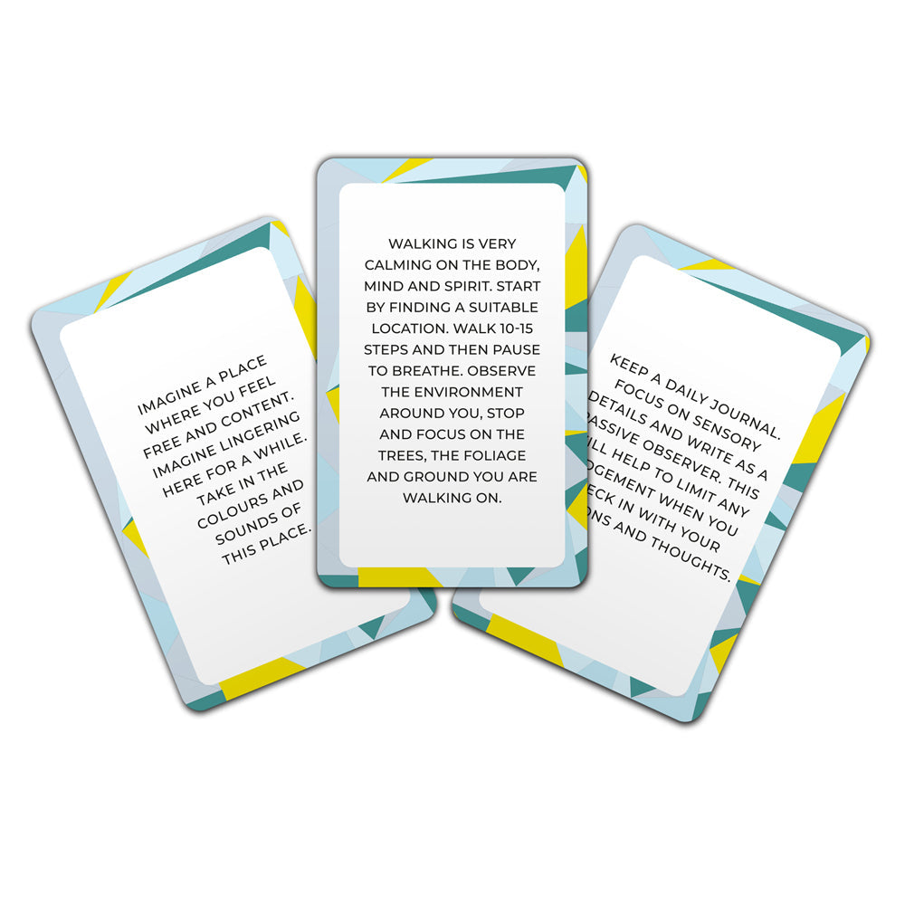 Gift Republic Mindful Meditation 100-Tips Trivia/Guide Self-Care Cards Set — image 2