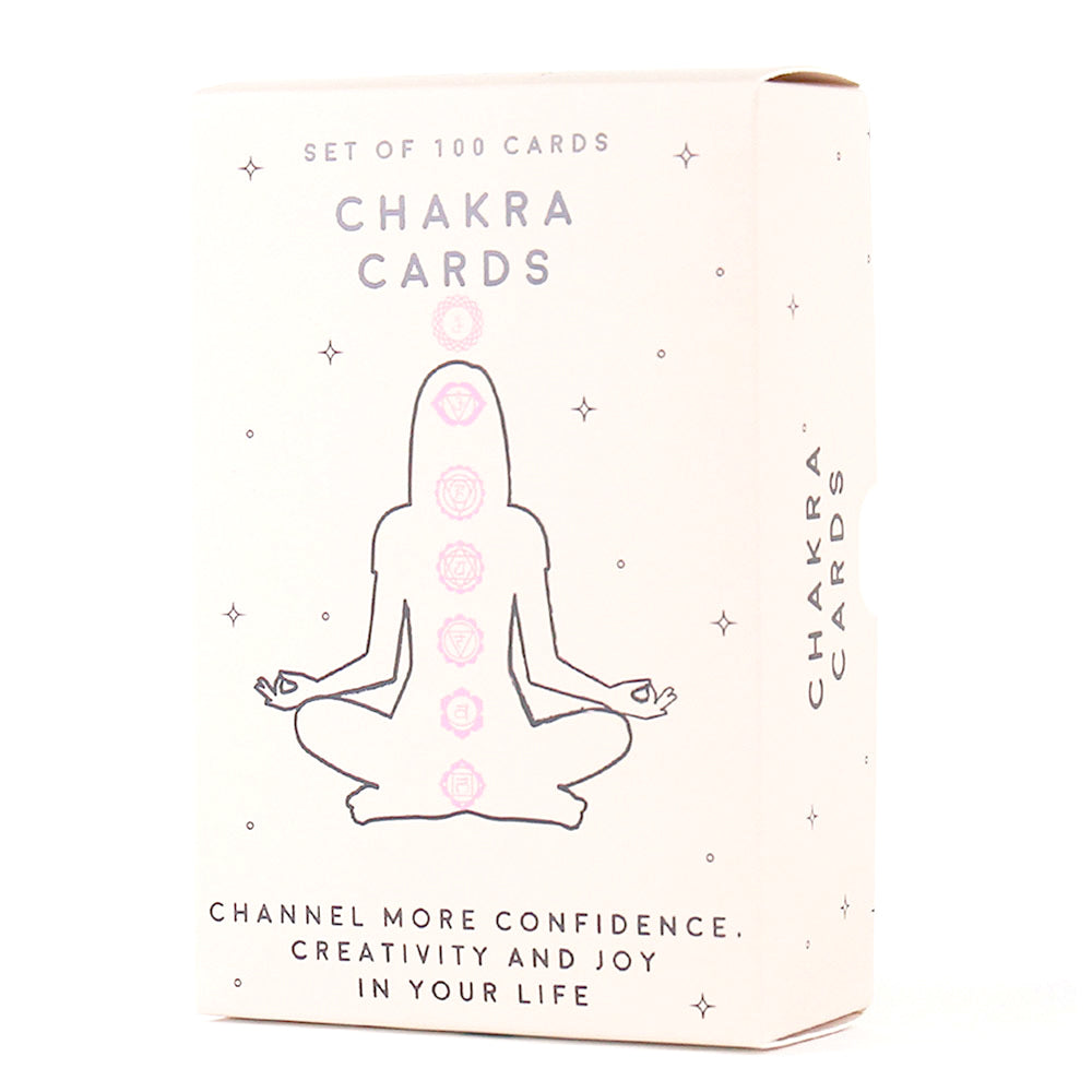 Gift Republic Chakra Cards Spiritual Health Energy Reading Game Deck Set (100 Pieces)