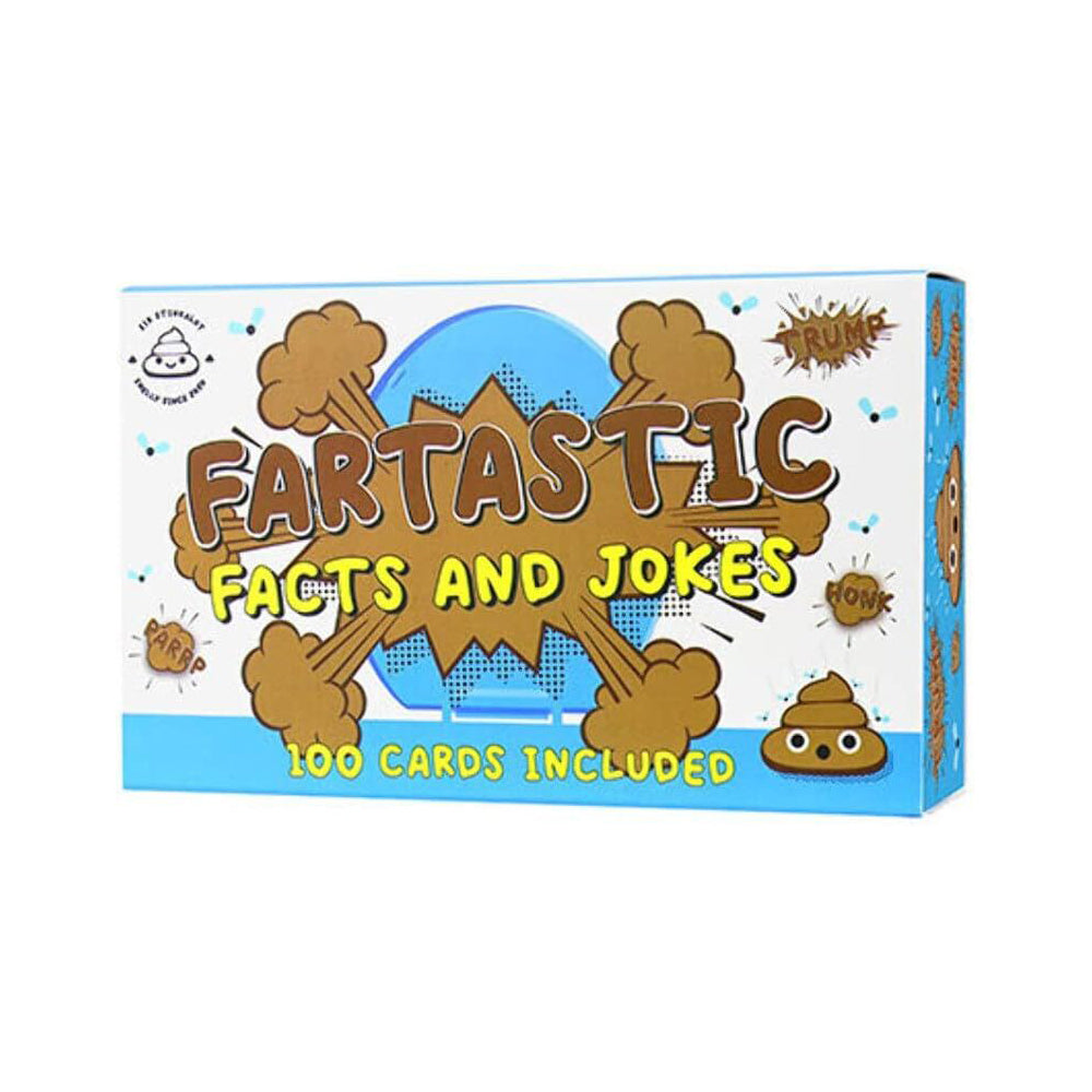 Gift Republic Fartastic Facts & Jokes Cards Set Kids Adult Party Fun Game (100 Pieces)
