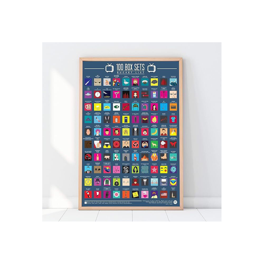 Gift Republic Multicoloured; Bucket List Scratch Poster 100 Box Set Edition — image 2