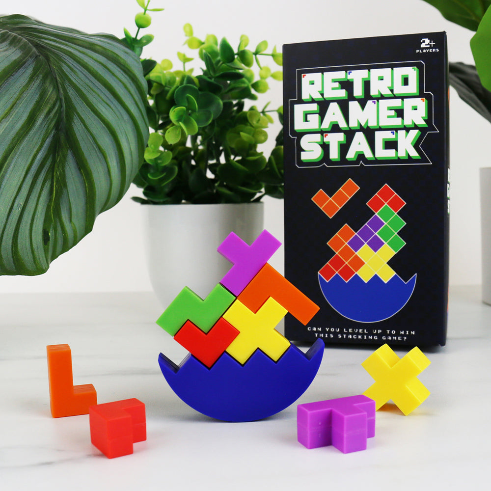 Gift Republic Retro Gamer Stack Kids/Children Building Stacking Family Game Play — image 3