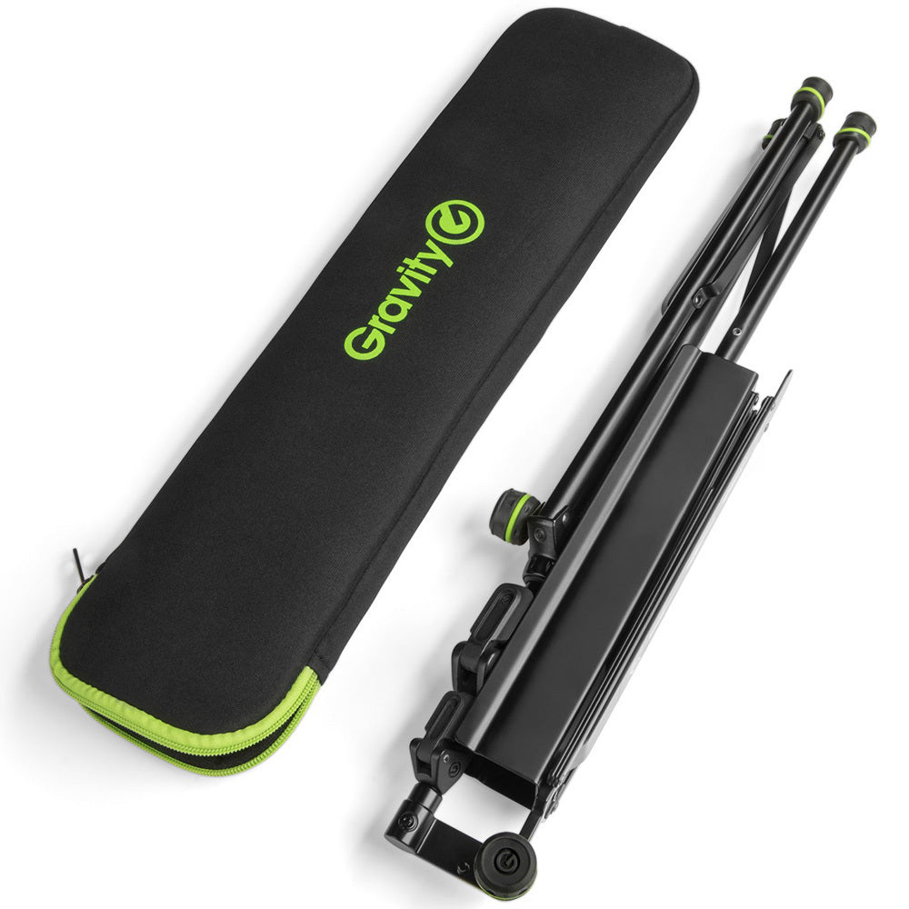 Gravity NS441 Folding 138.5cm Music Stand Mount Holder Tripod w/ Carry Bag Black — image 2