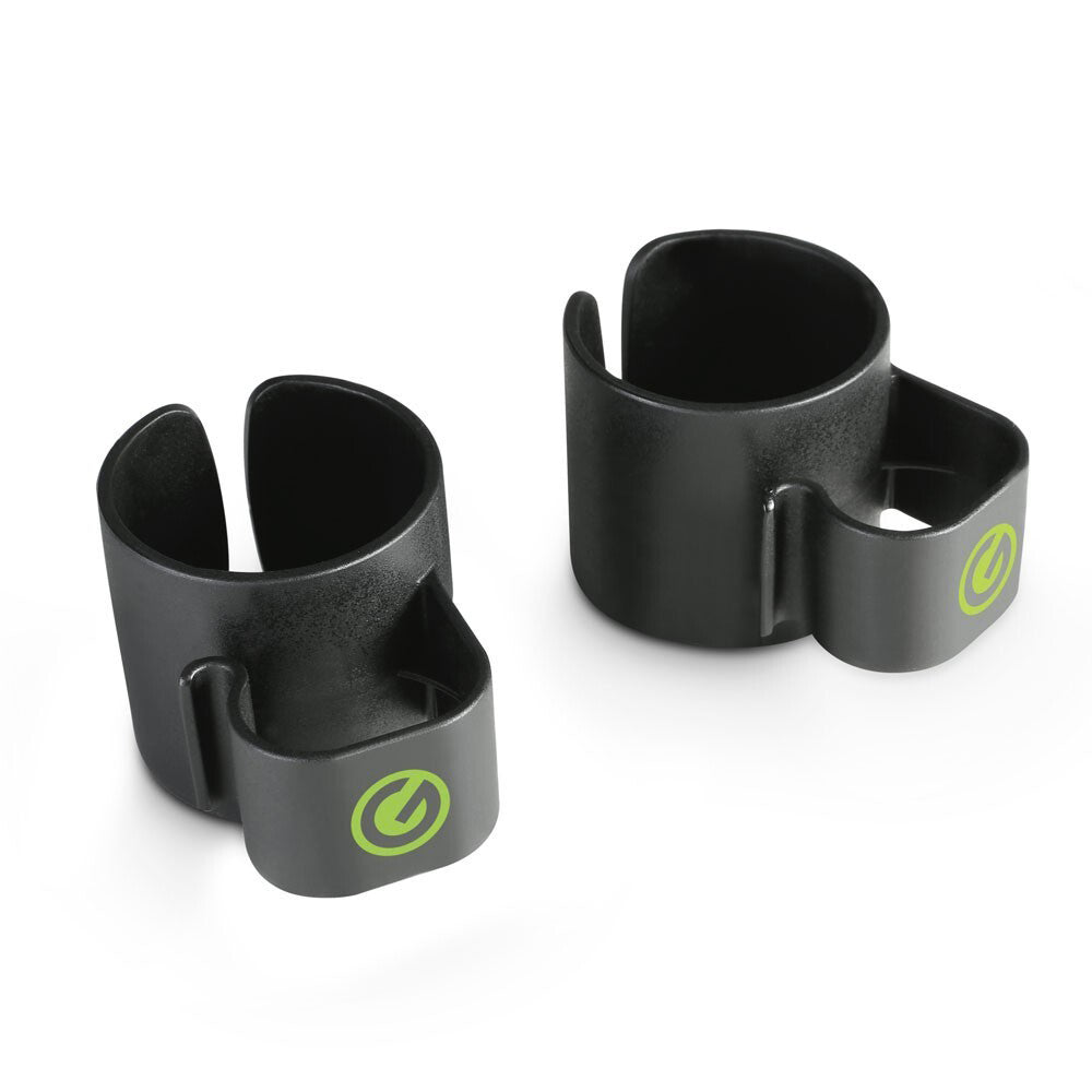 Gravity SACC35B Speaker Pole Cable Plastic Clips For 35mm Tube/Stand Black (2 Pieces)