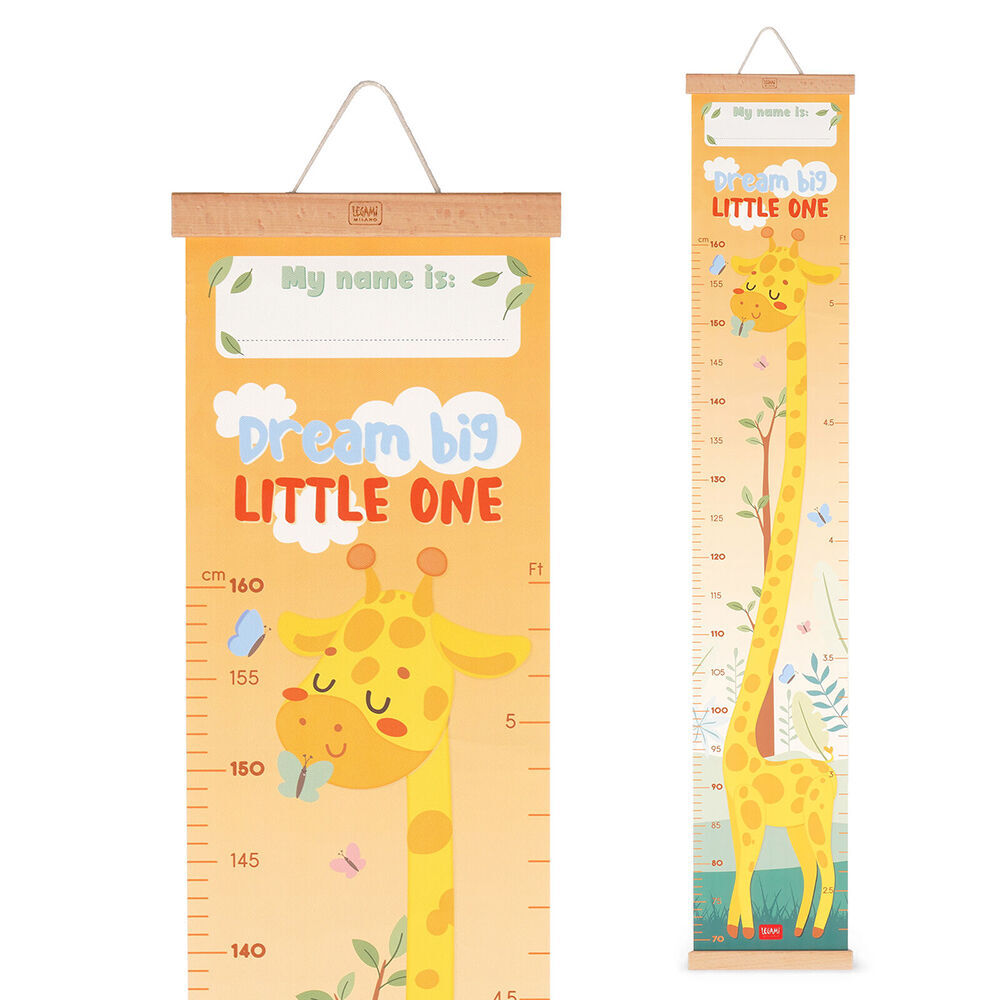 Legami 160cm Yellow Dream Big Little One Wall-Hanging Height Chart — image 2