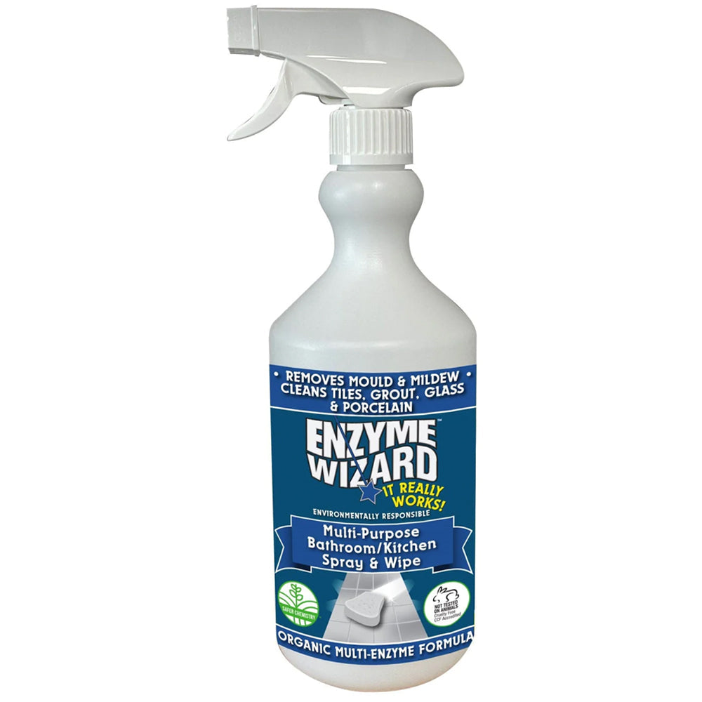 Enzyme Wizard Multipurposes Bathroom and kitchen Spray and Wipe 750ml (3 Pack) — image 2