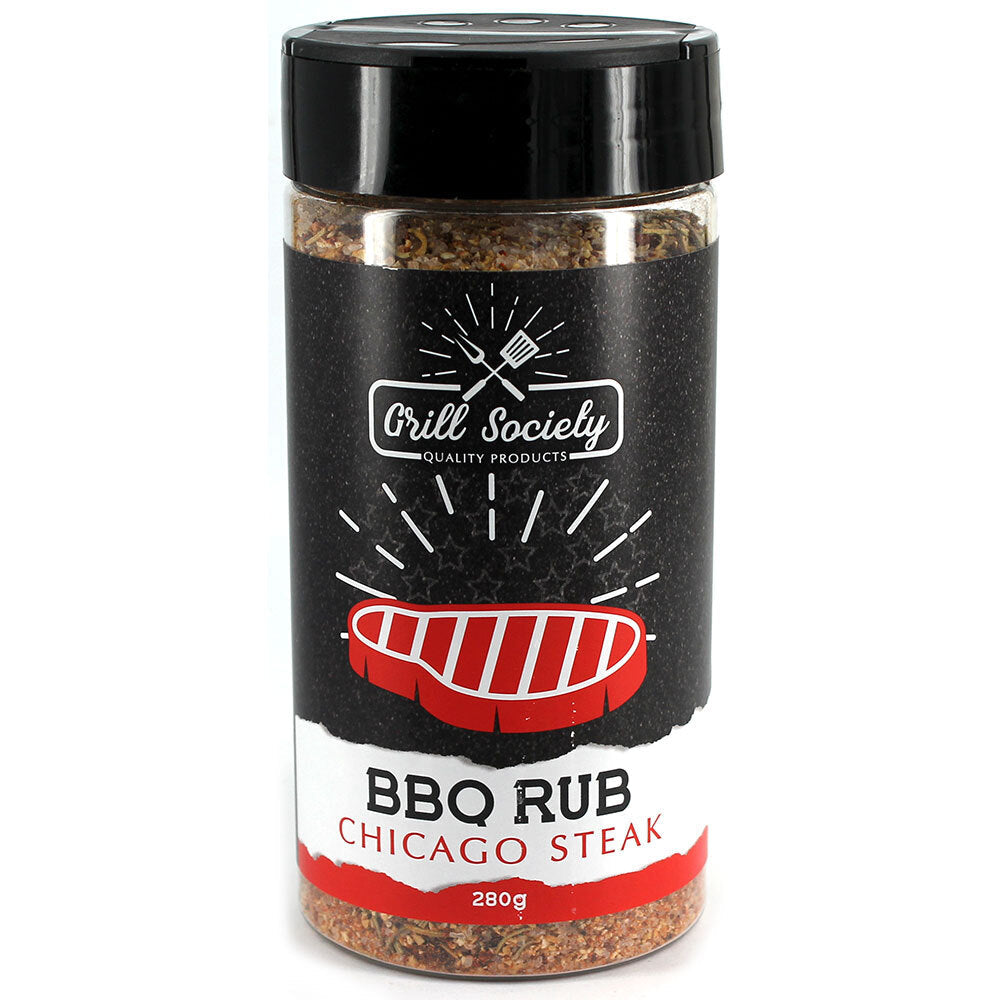 Grill Society 280g BBQ Rub Chicago Steak Meat/Pork/Beef/Burgers Seasoning Spice