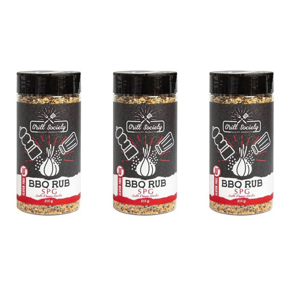 Hot Shot Hot Shots Grill Society SPG Herbs & Spices 215g Cooking Seasoning (3 Pack)