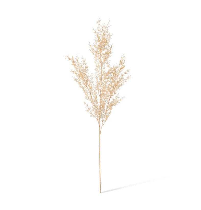 E Style 97cm Plastic Tea Leaf Spray Artificial Fake/Faux Home Decor Natural