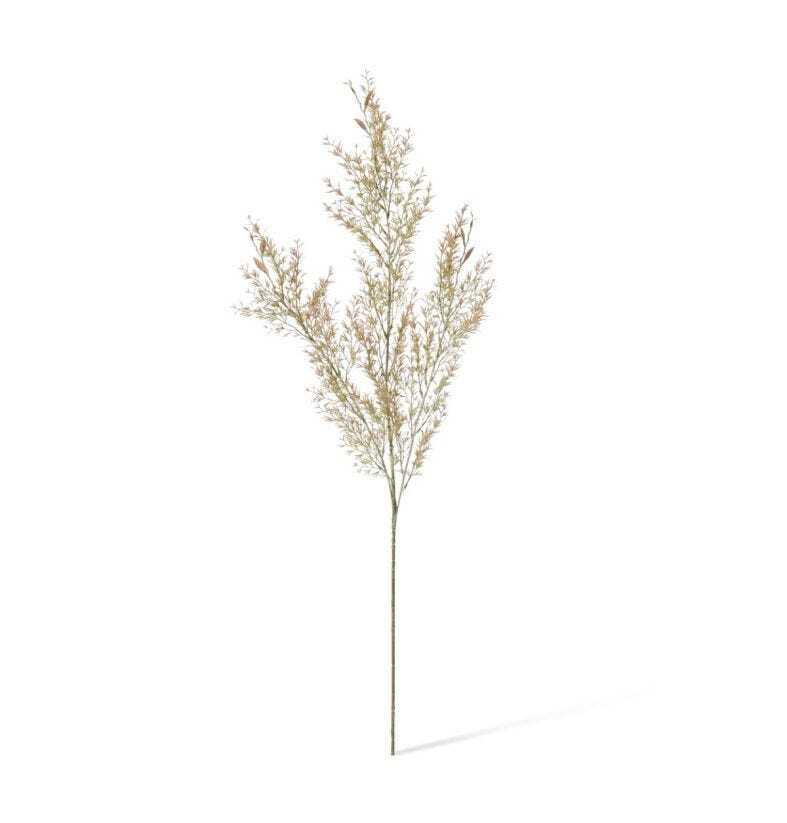 E Style 97cm Plastic Tea Leaf Spray Artificial Fake/Faux Home Decor Sage