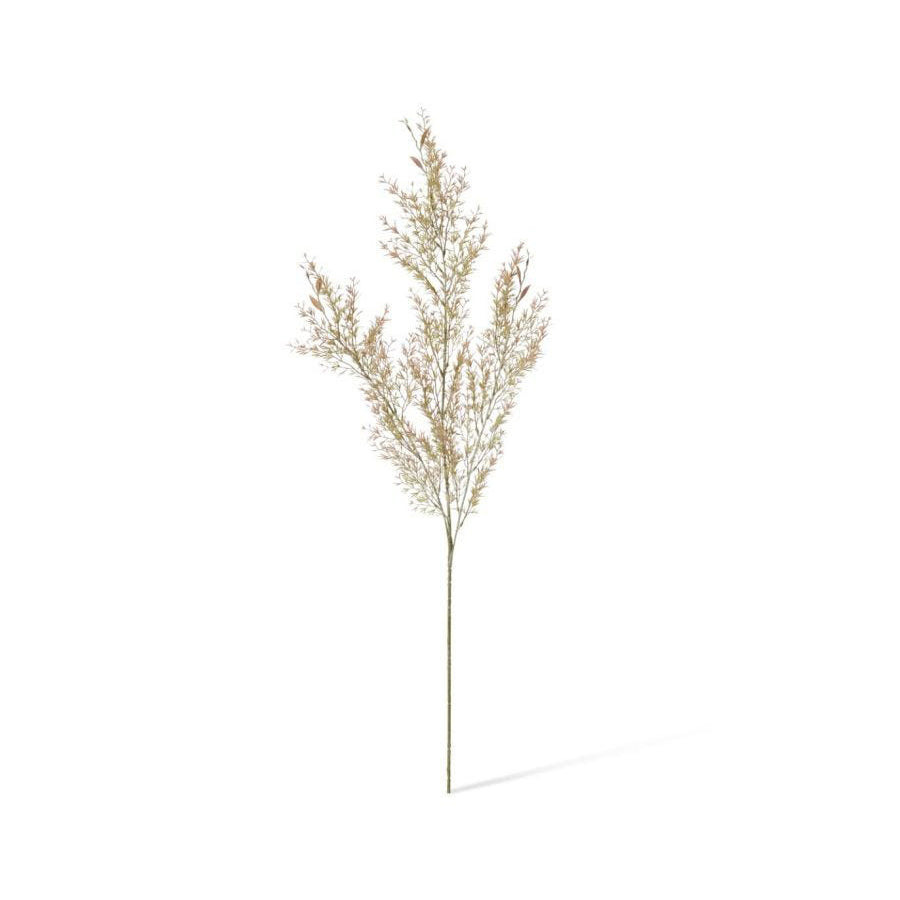 E Style 97cm Plastic Tea Leaf Spray Artificial Fake/Faux Home Decor Sage (3 Pack) — image 2