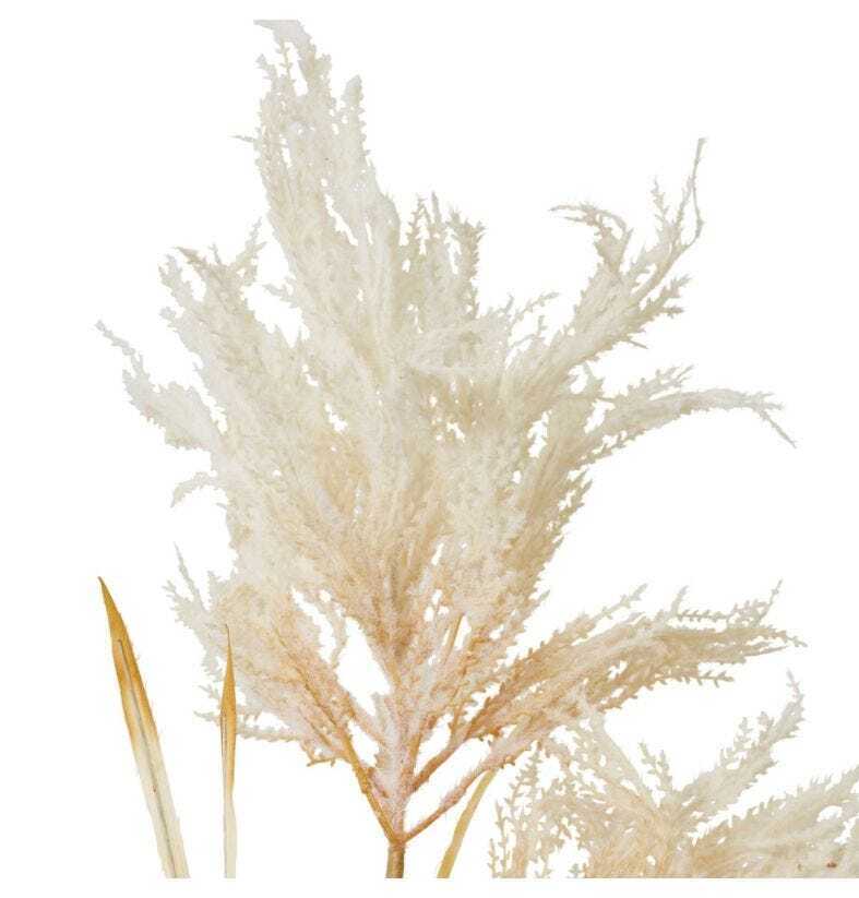 E Style 120cm Pampas Field Grass Decor Spray Artificial Plastic Flower Cream — image 2