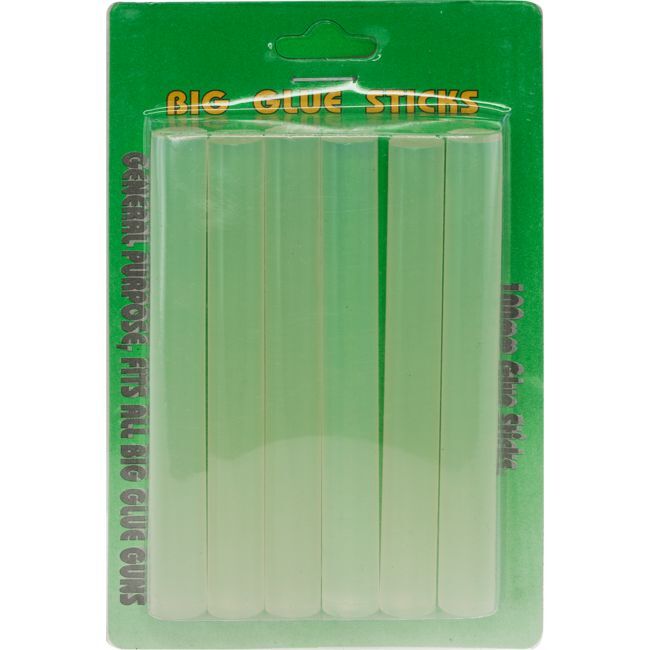 Unbranded Transparent GLUE Sticks 6-PACK OD 11.2MM x 100MM