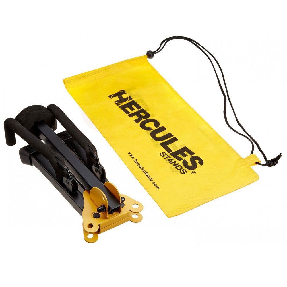 Hercules Foldable Mini Acoustic Guitar Stand Floor Holder/Rack w/ Bag/Locks (2 Pack) — image 4