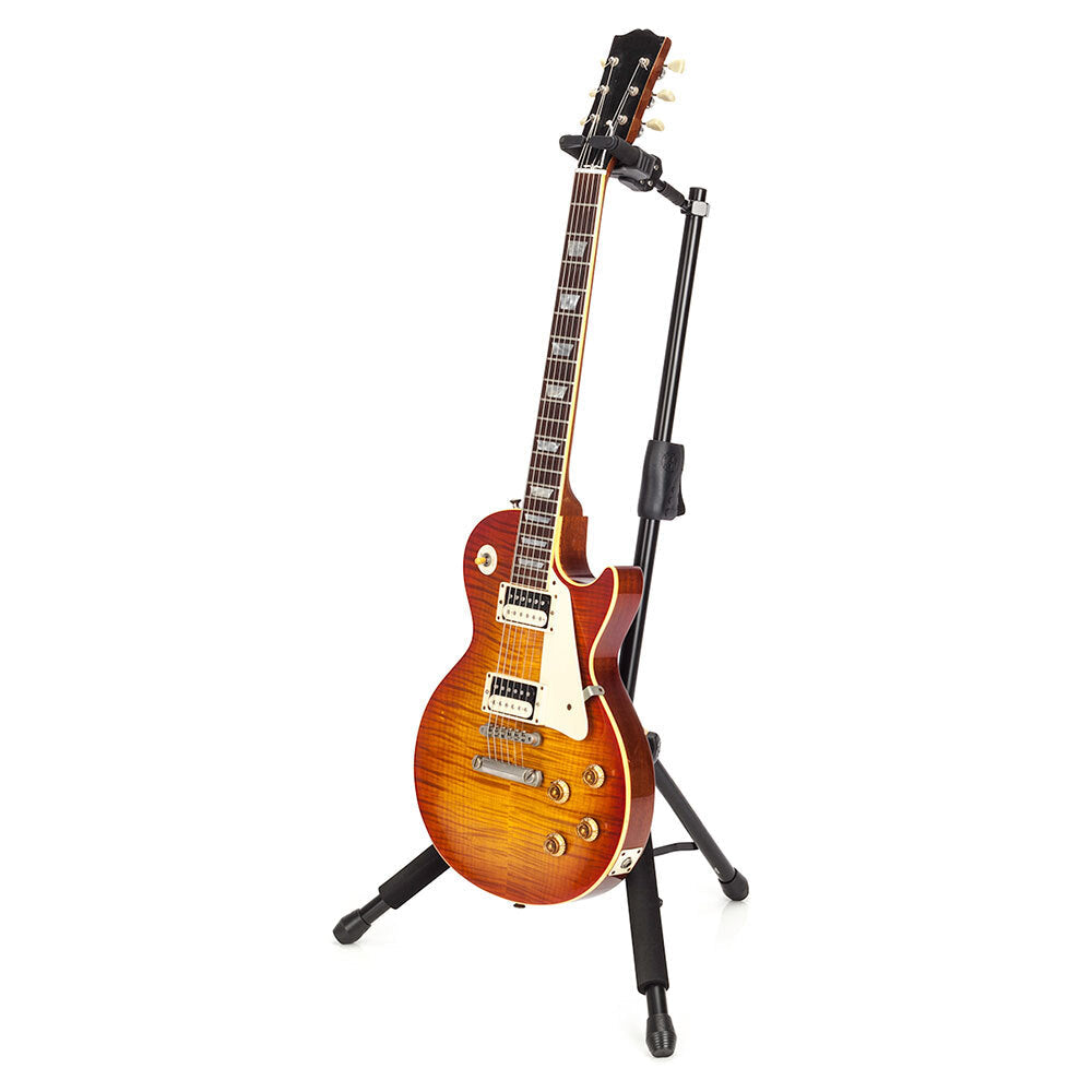 Hercules Single Guitar Stand/Holder Floor Rack Auto Grip w/Foldable Yoke MC6 (2 Pack) — image 4