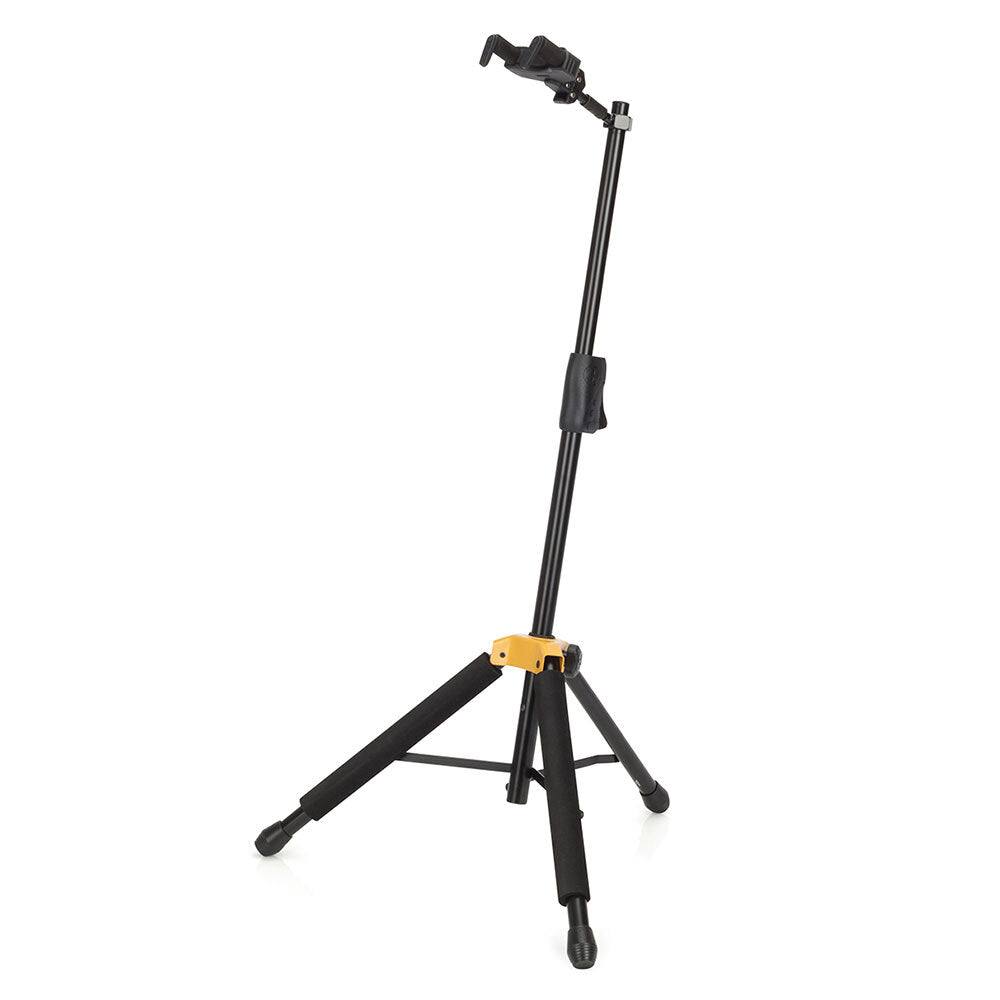 Hercules Single Guitar Stand/Holder Floor Rack Auto Grip w/Foldable Yoke MC6 (3 Pack) — image 2