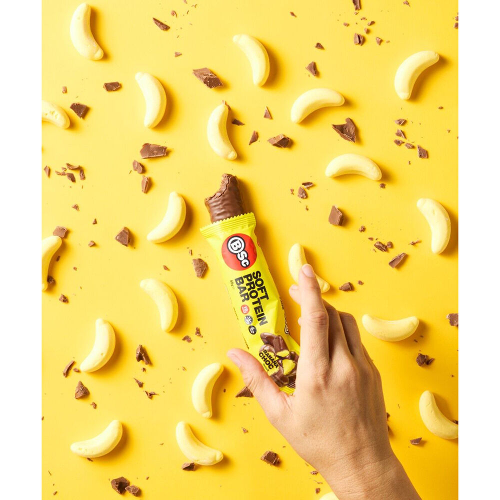 BSc Soft High Protein Low Carb Bar 55g Serve Banana Chocolate (12 Pack) — image 2