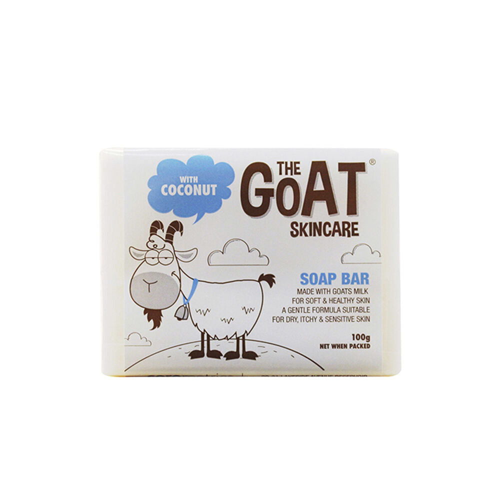 The Goat Skincare Body Cleansing Soap Bar w/ Coconut 100g For Sensitive Skin