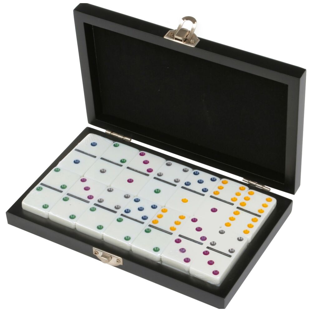 Karson Domino Effect Wooden Board Game Set w/ Case 6y+ 20.5x13.7x3.7cm (28 Pieces)