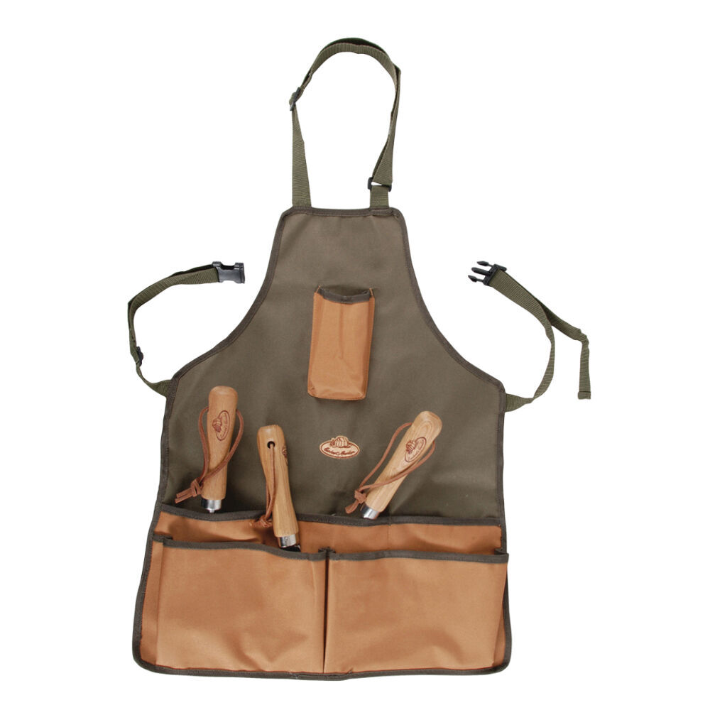 Esschert Design Garden Apron w/ Tool Pockets Accessory Holder Green (2 Pack) — image 2