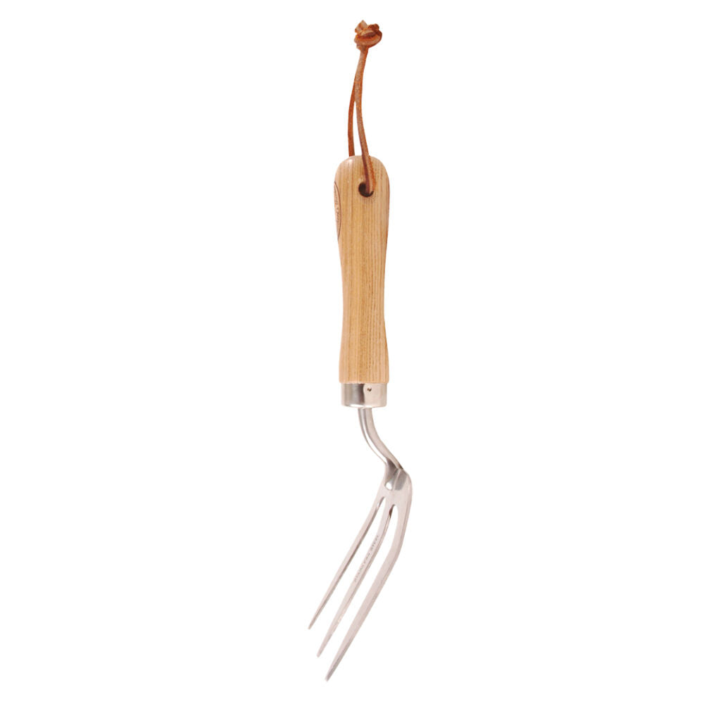 Esschert Design 29.9cm Natural Gardening Tool Stainless Steel Hand Fork — image 2