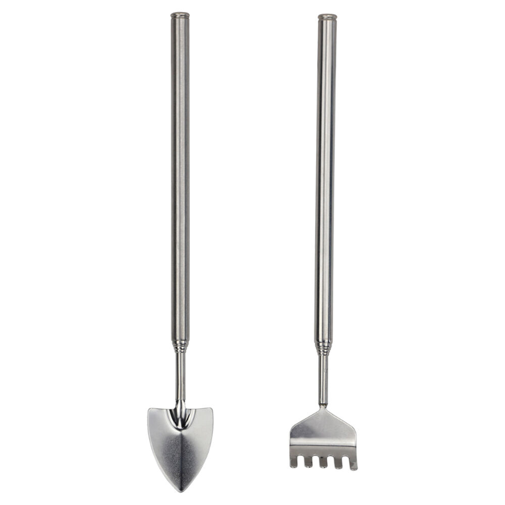 Esschert Design Extendable Terrarium Tool Set Outdoor Garden Silver (2 Pieces)