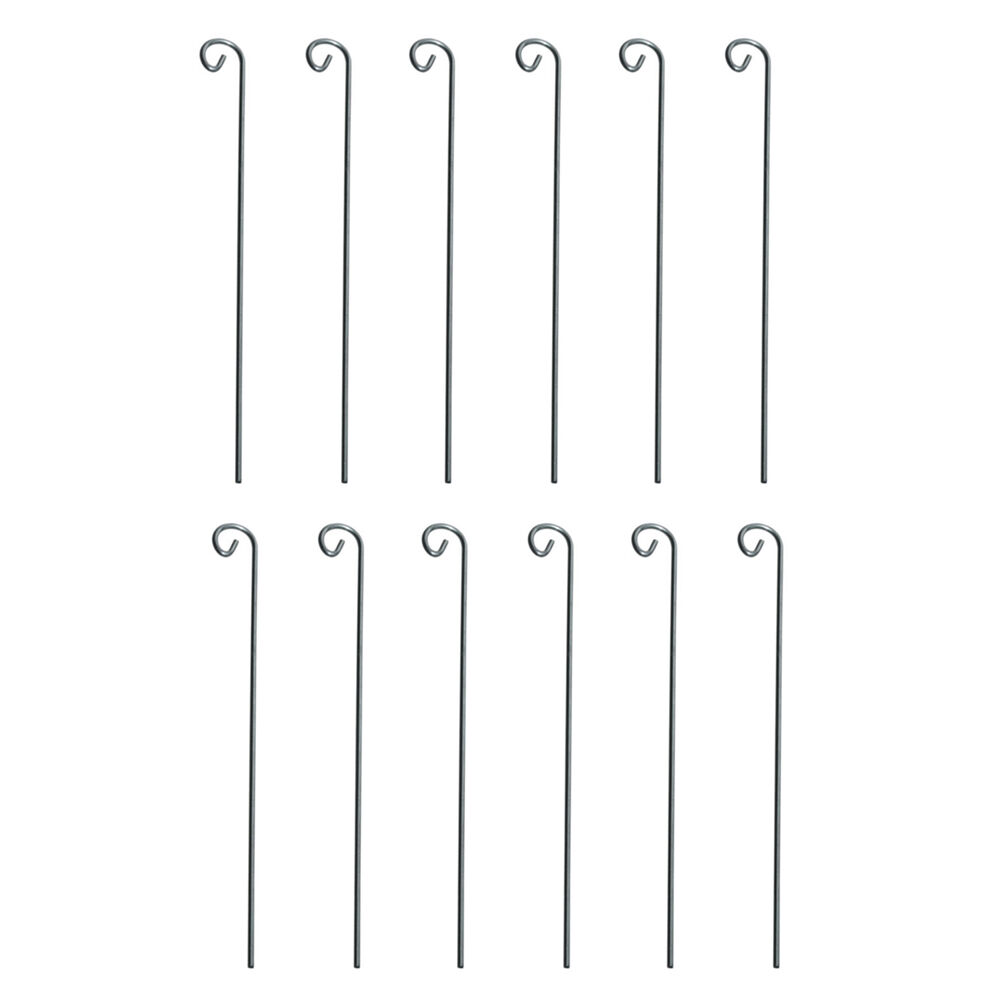 Esschert Design Metal Plant Label Holder Garden Tool/Accessory 36cm Silver (12 Pack)