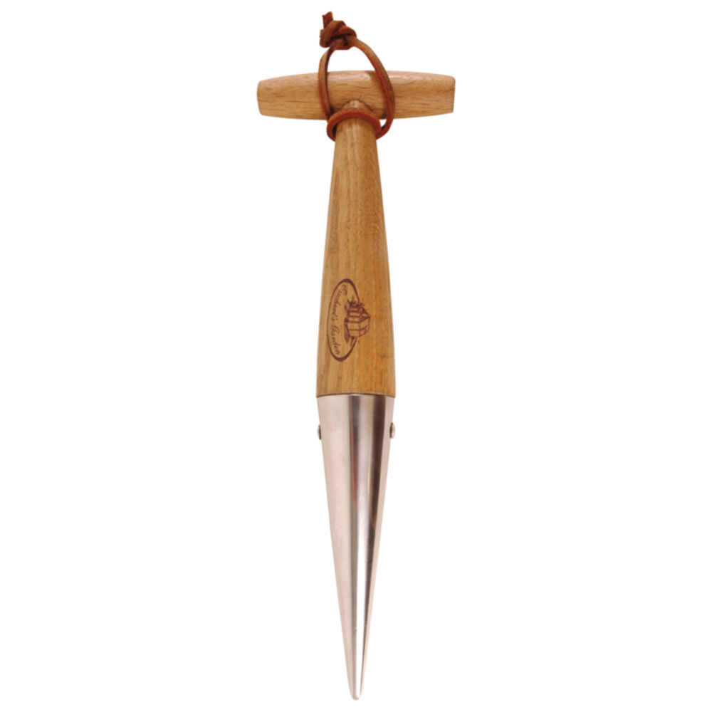 Esschert Design Stainless Steel/Ashwood Dibber Garden Accessory 29.5cm Natural