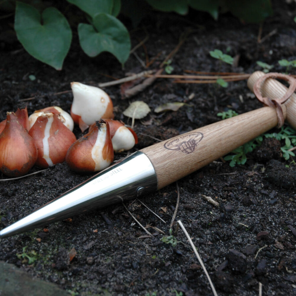 Esschert Design Stainless Steel/Ashwood Dibber Garden Accessory 29.5cm Natural — image 3
