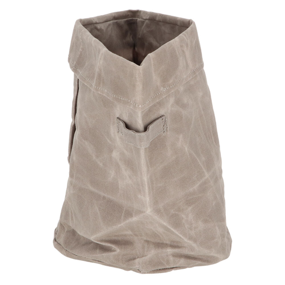 Esschert Design Waxed Canvas Storage Bag w/ Handles Garden Organiser Large Grey — image 3
