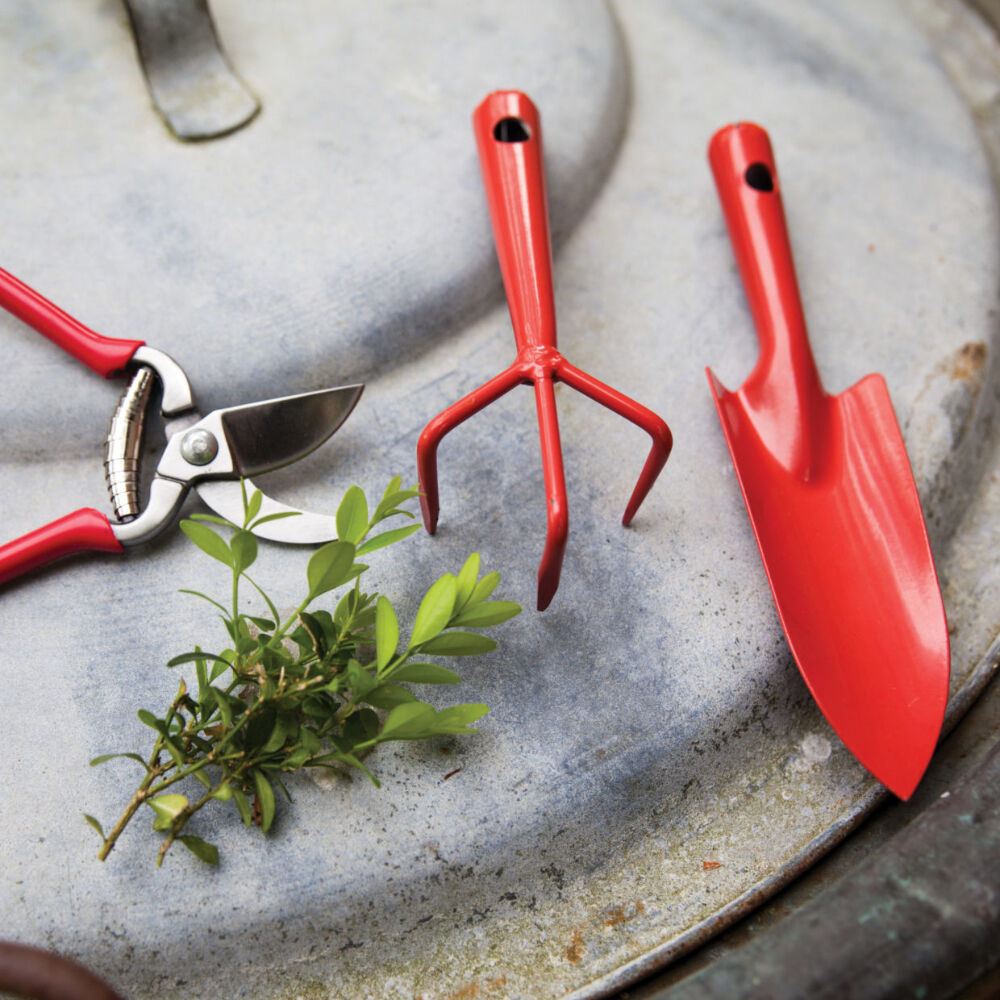 Esschert Design 20.2cm Red Steel Gardening Tool Small Graden Hand Shovel — image 2