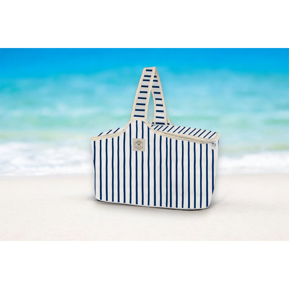 Good Vibes Outdoor Camping Daytrip Cooler Bag Mediterranean Print 25x48x27cm (2 Pack)