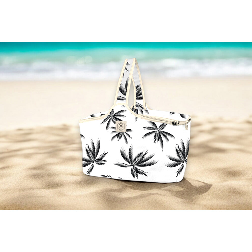Good Vibes Outdoor Camping Daytrip Food Cooler Bag Havana Print 25x48x27cm (2 Pack) — image 3