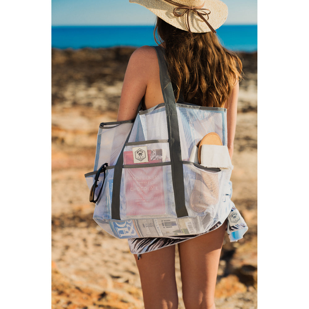 Good Vibes Outdoor Camping Ultimate Premium Mesh Beach Bag Assorted Colours — image 2