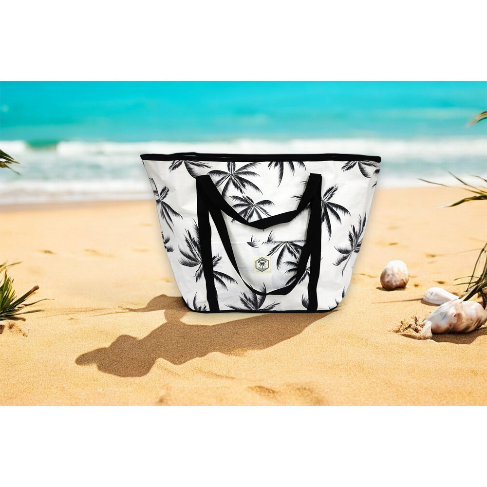 Good Vibes Outdoor Camping Jumbo Beach Carry Bag Havana Print 47x72x25cm — image 2